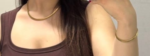 Customer photo review of Nylah Necklace