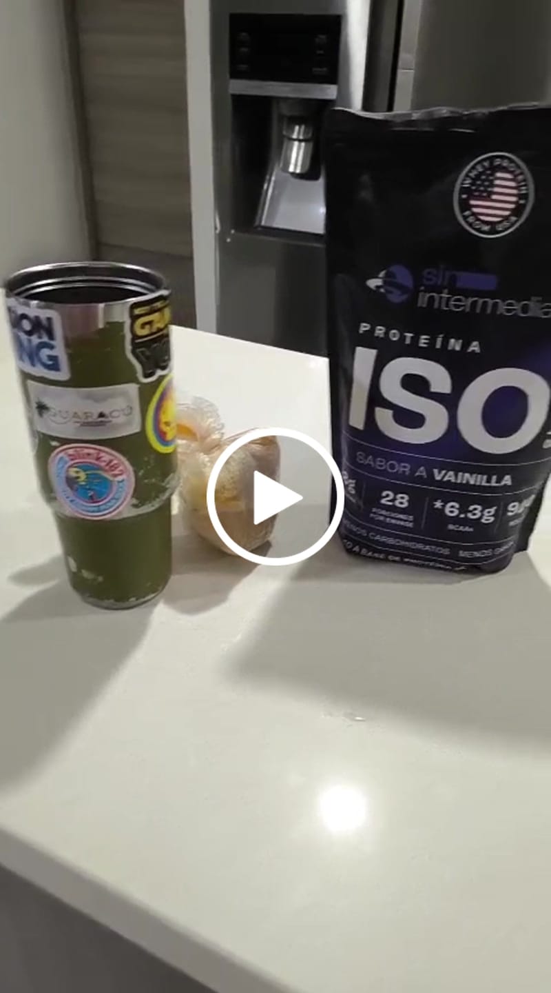 Customer video review of Proteína Aislada (ISO)