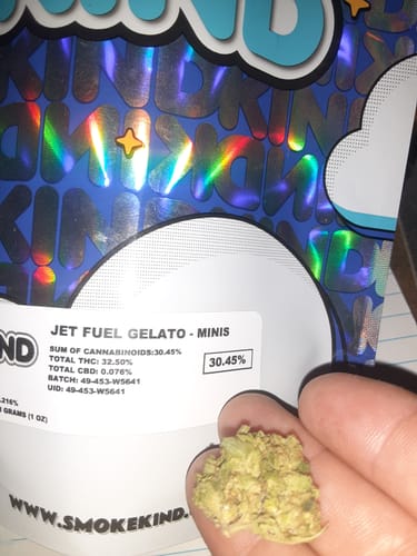 Jet Fuel Gelato - Minis - 28 Grams - Indica photo review