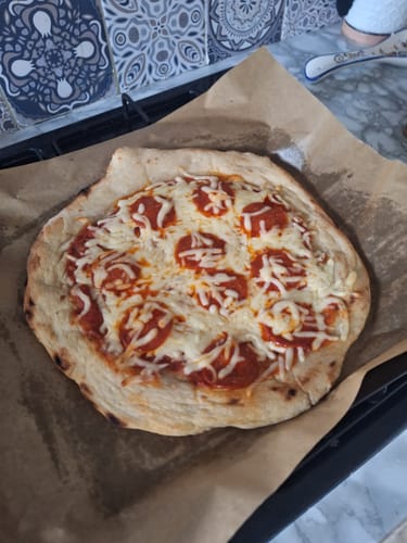 Customer photo review of Sourdough Pizza Bases