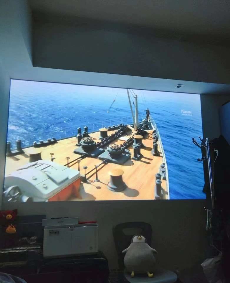 Customer photo review of Zoomly® Pro Elite 4K Smart Projector