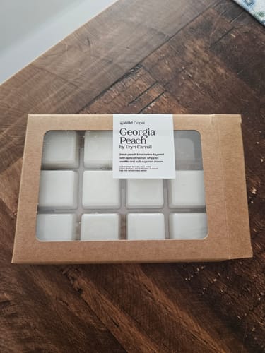 Customer photo review of Georgia Peach Wax Melts