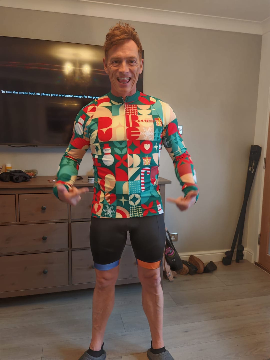 Customer photo review of XMAS JERSEY