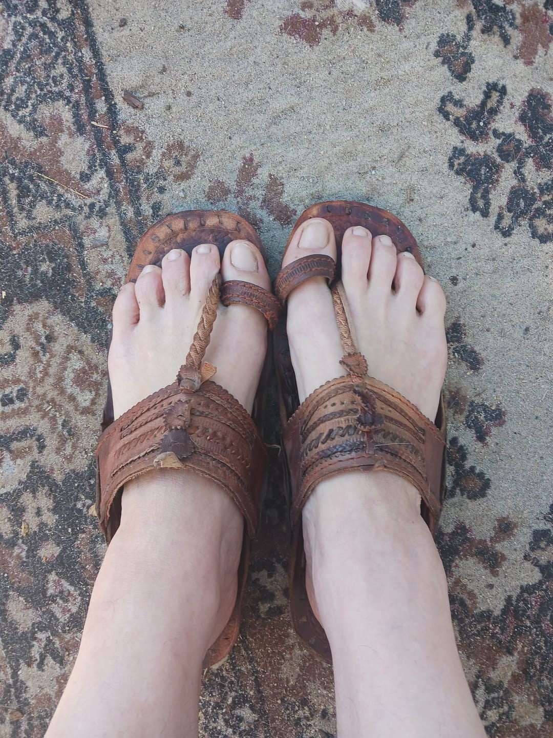 Customer photo review of Water Buffalo Sandals
