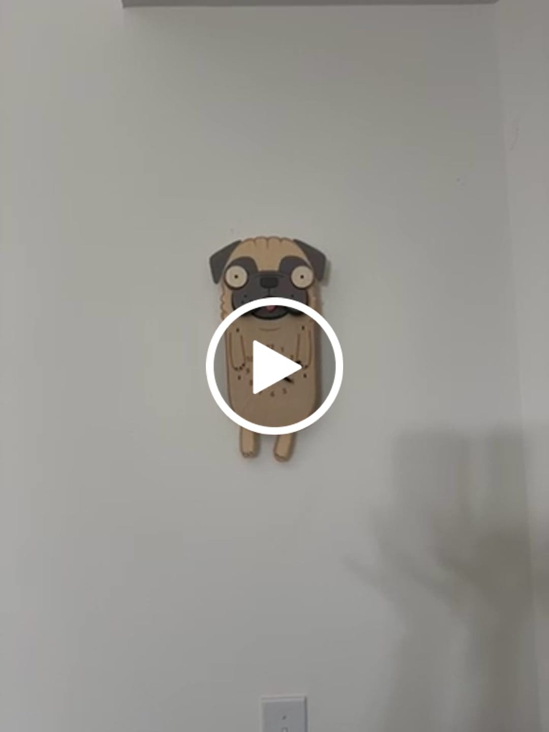 Customer video review of Penny the Pug Pendulum Clock