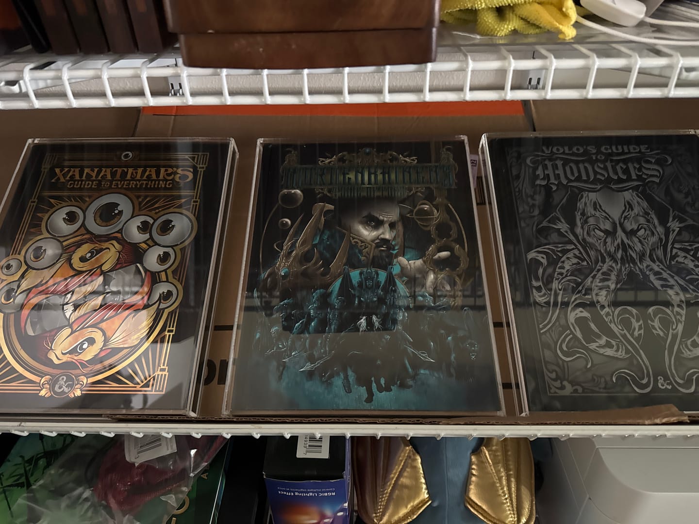 Customer photo review of Clear Acrylic Display Case for Collectible Magazine or Comic Book (A119 & A136)
