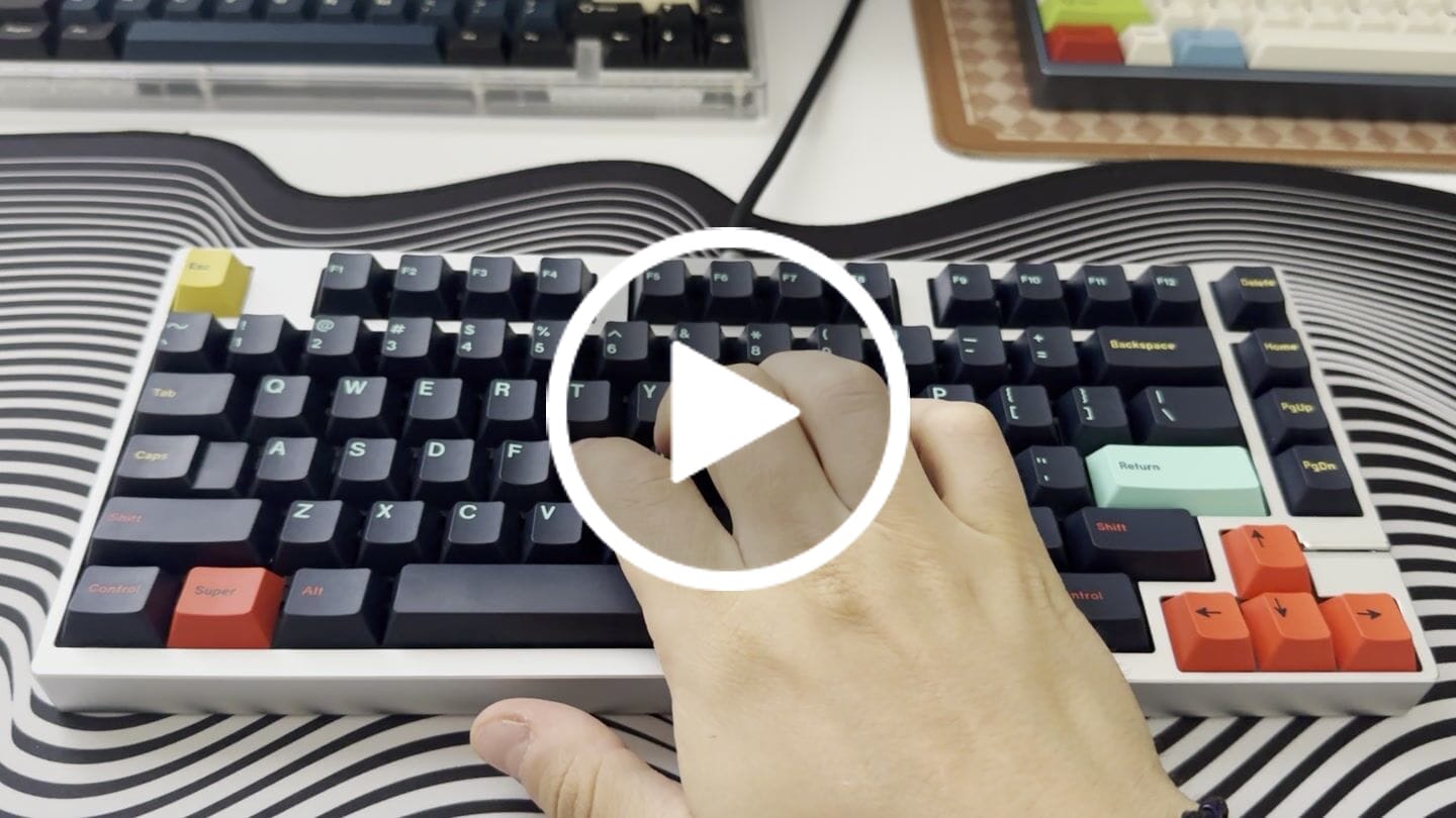 Customer video review of KEYGEEK PA LINEAR SWITCH FACTORY LUBED (10PCS)