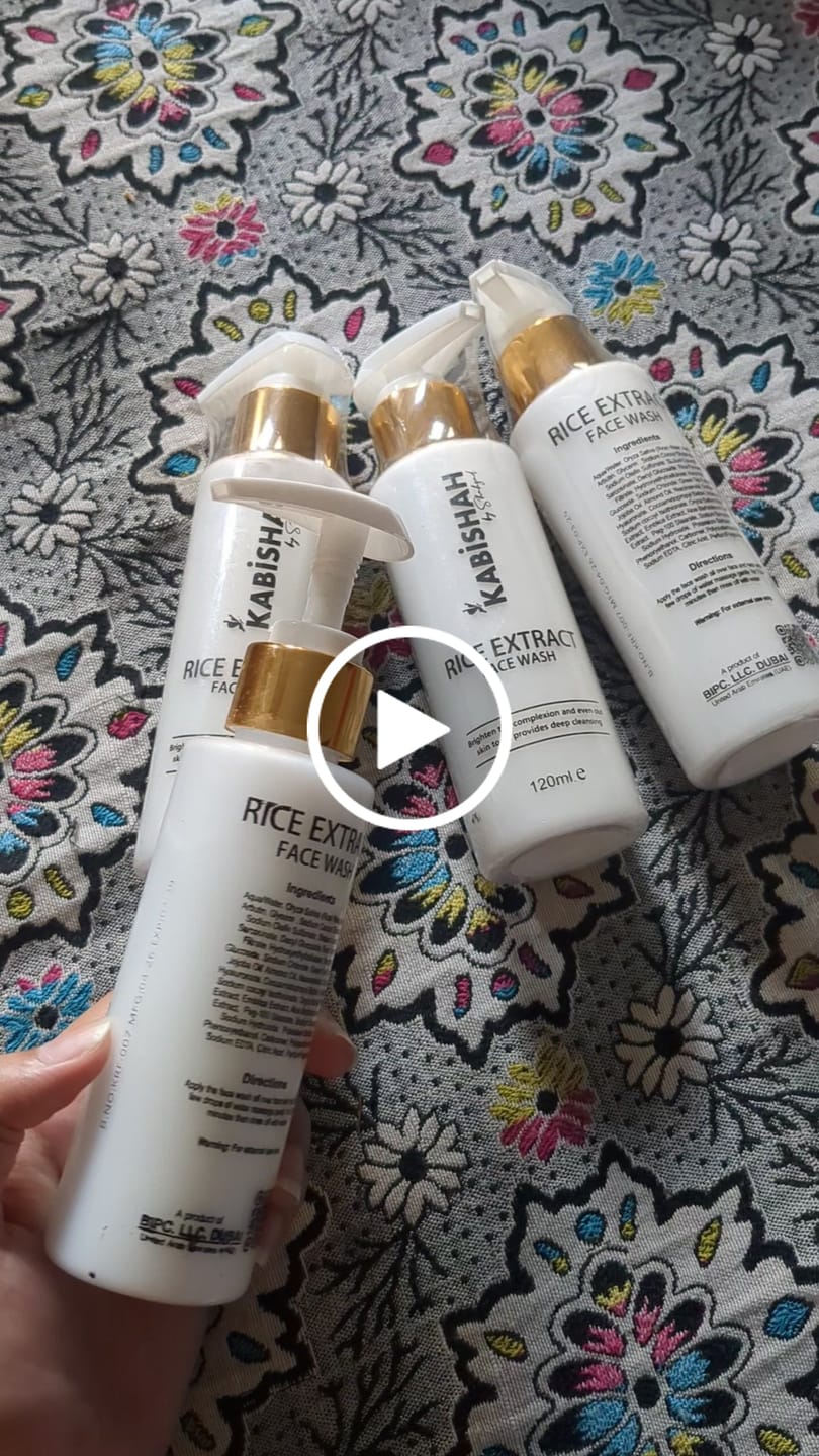 Customer video review of Rice Extract Facewash Double Facewash