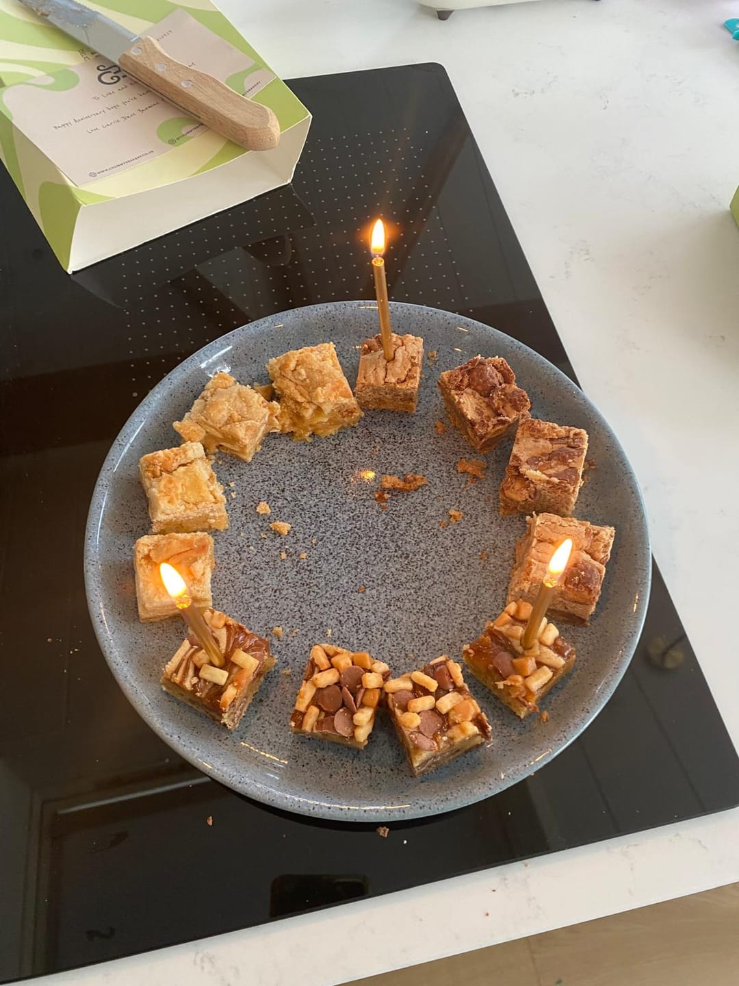 Customer photo review of Mixed Box of Postal Blondies Delivered To Your Door