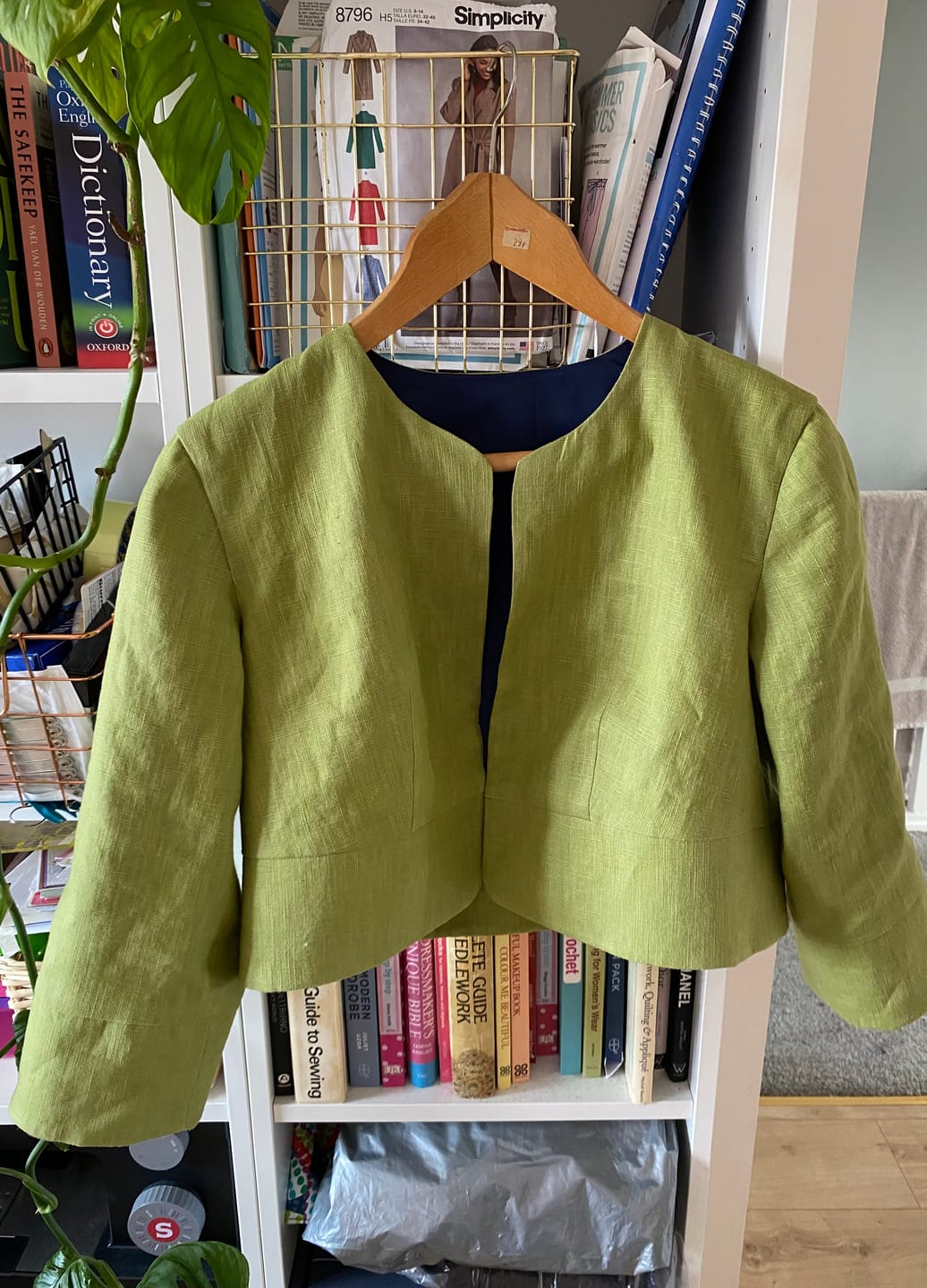Customer photo review of Washed Linen Blend Fabric