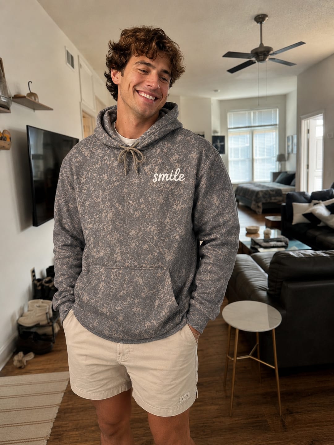 Customer photo review of Smile | Statement Collection Camo Hoodie
