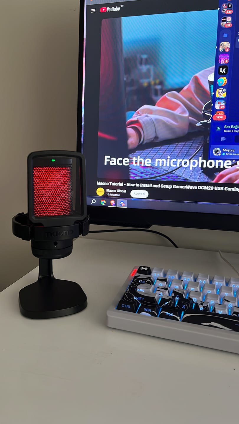 Customer photo review of Maono DGM20 Condenser USB Mikrofon