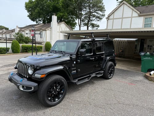 Customer photo review of Subdued American Flag Topography - Sport/Sahara/Overland/Willys Hood Graphic