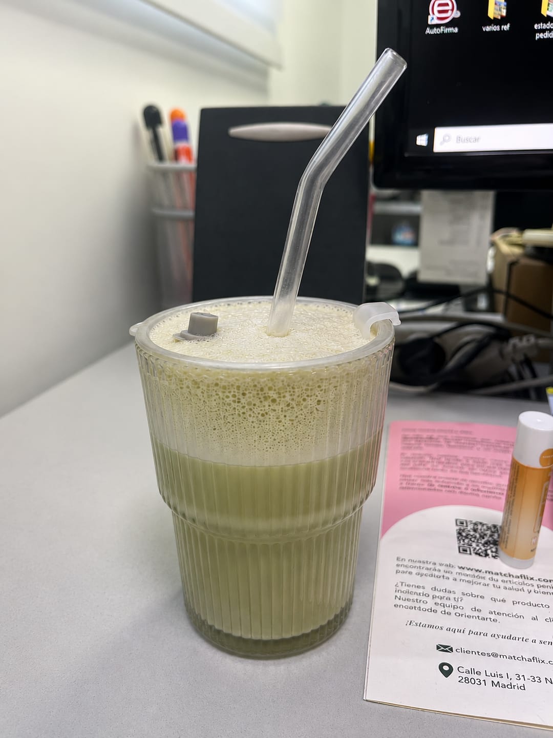 Customer photo review of Té Matcha Premium 100%