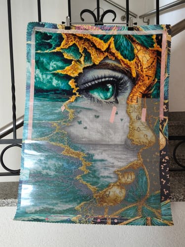 Customer photo review of 5D Diamond Painting – Ocean Soul Vision