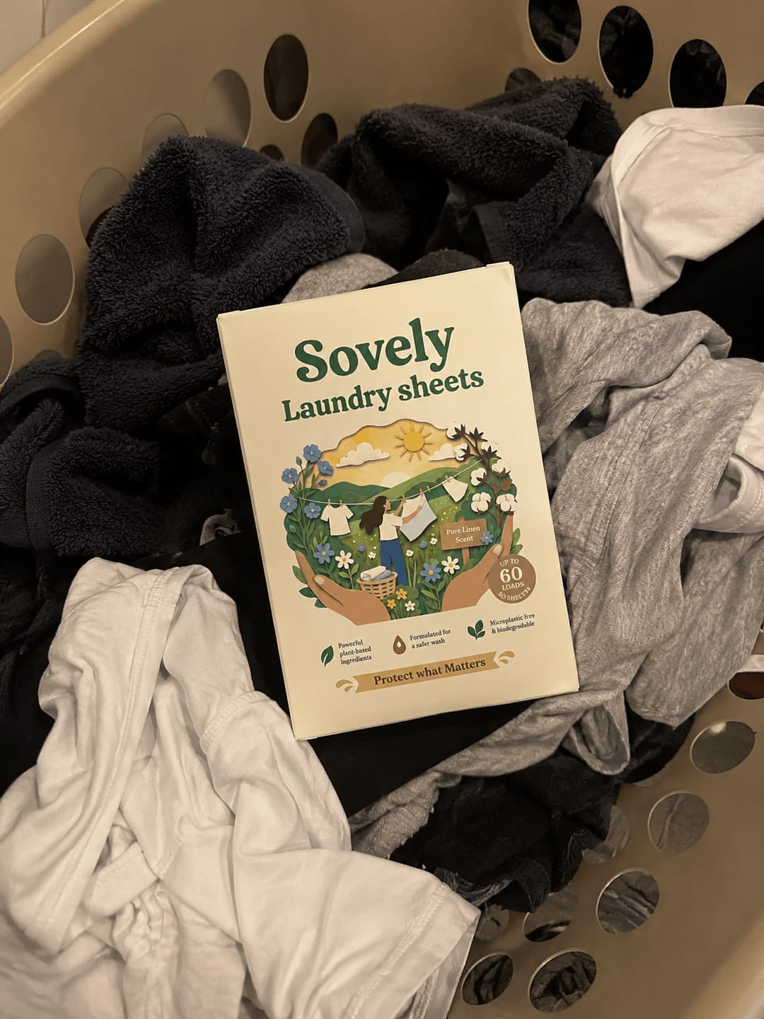 Customer photo review of Eco-Friendly Laundry Sheets