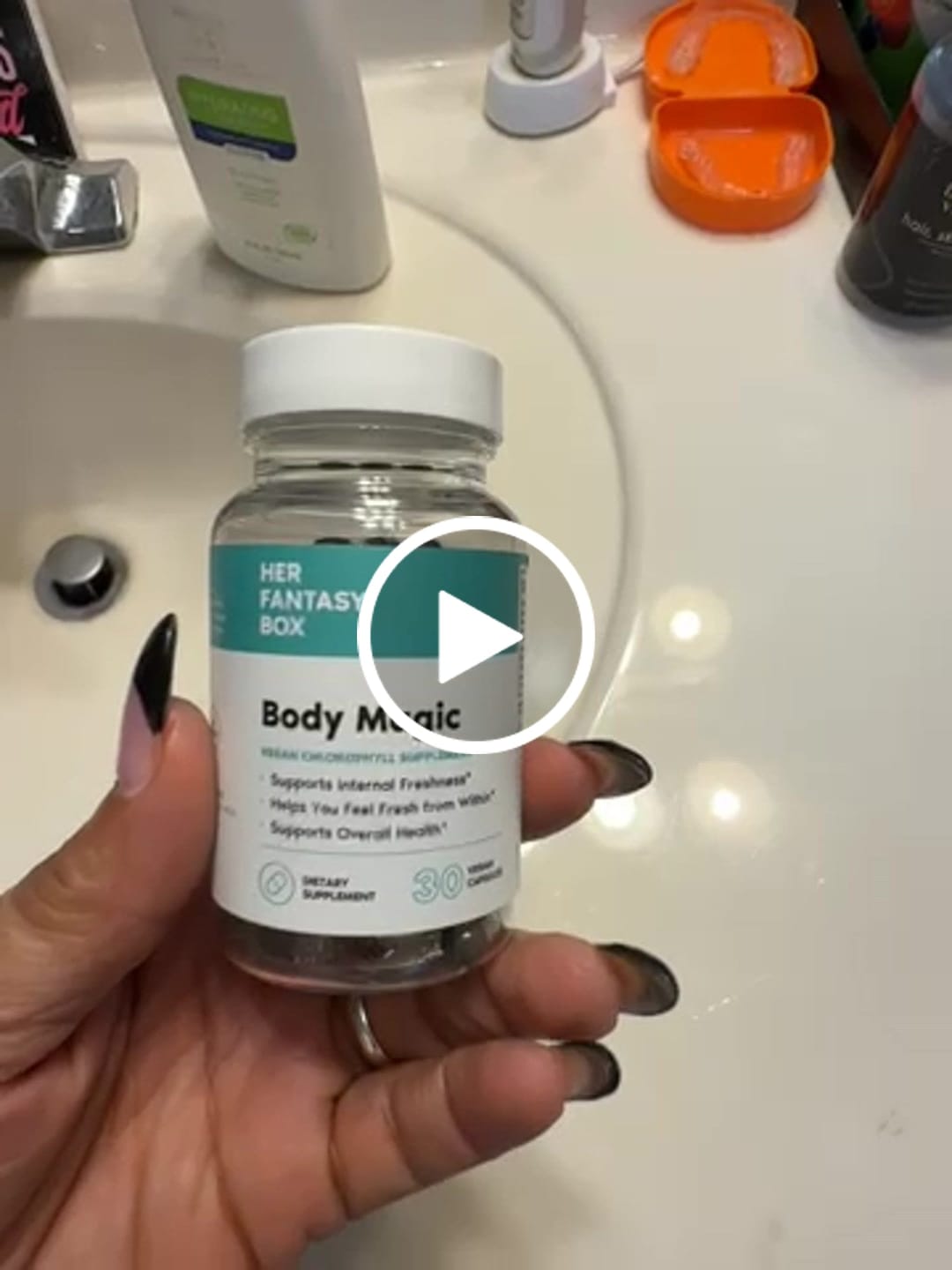 Customer video review of Body Magic Chlorophyll Pill for Feminine Odor - 3 pk