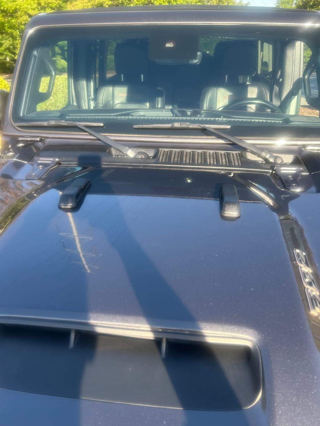 Customer photo review of Raptorized Hood Bumper Cover fits Jeep JL/JT