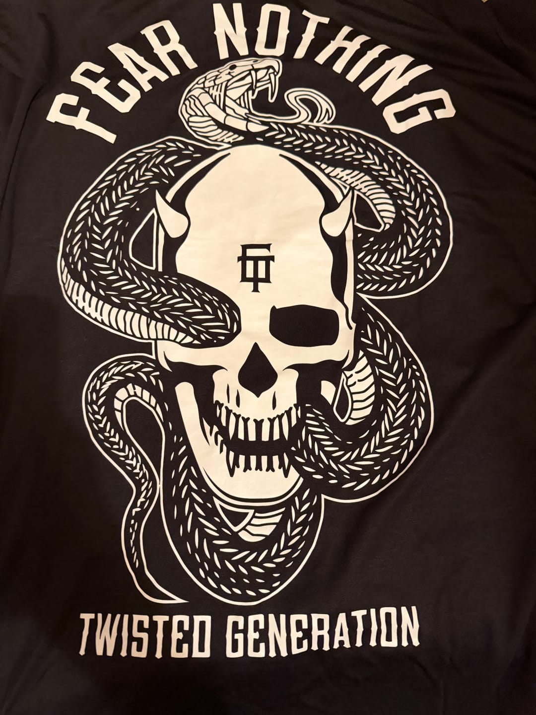 Customer photo review of Fear Nothing - Oversized T-shirt