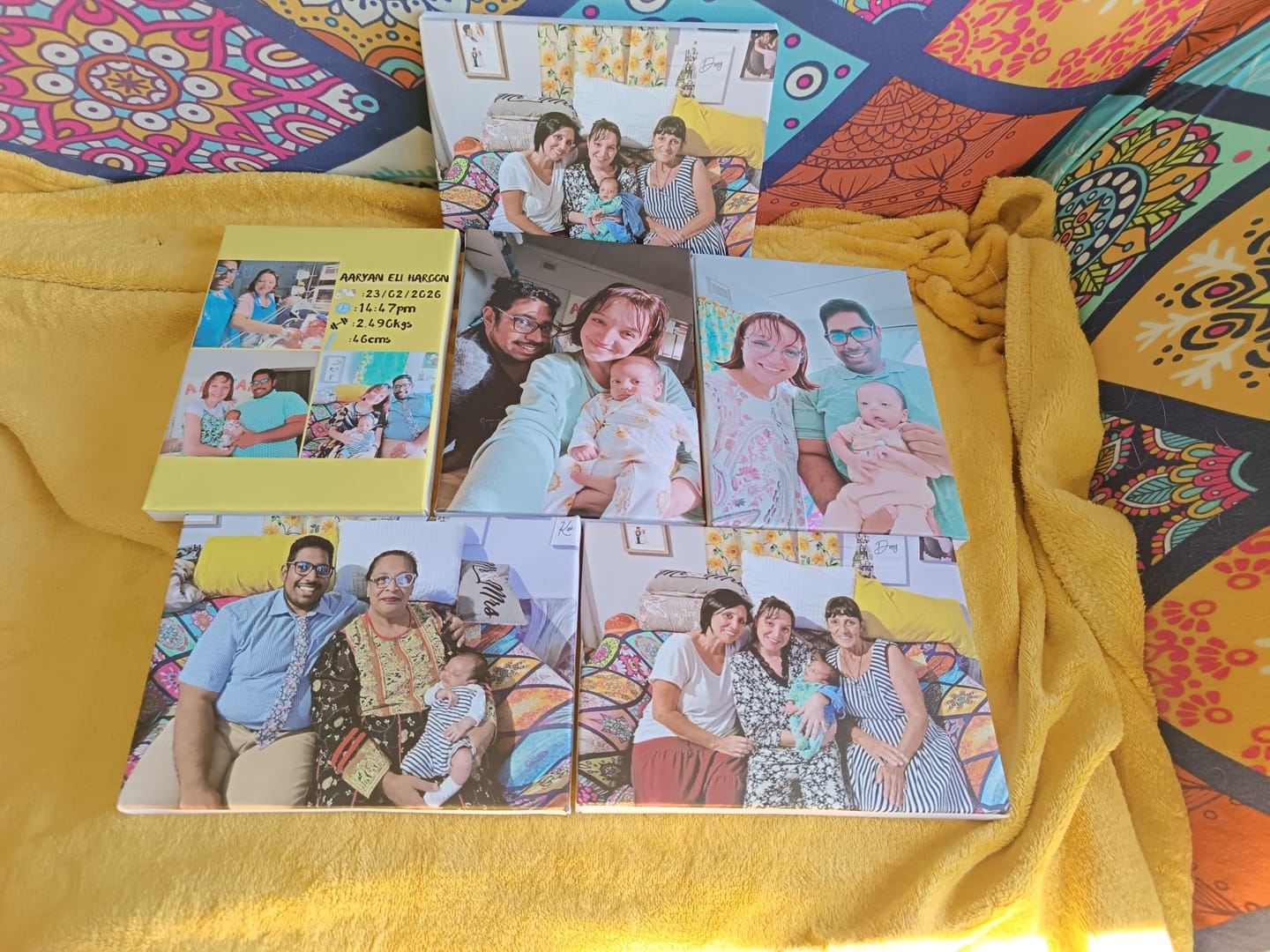 Customer photo review of 6 x A5 Canvas Combo