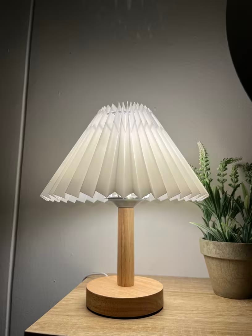 Customer photo review of Emy Pleated Table Lamp