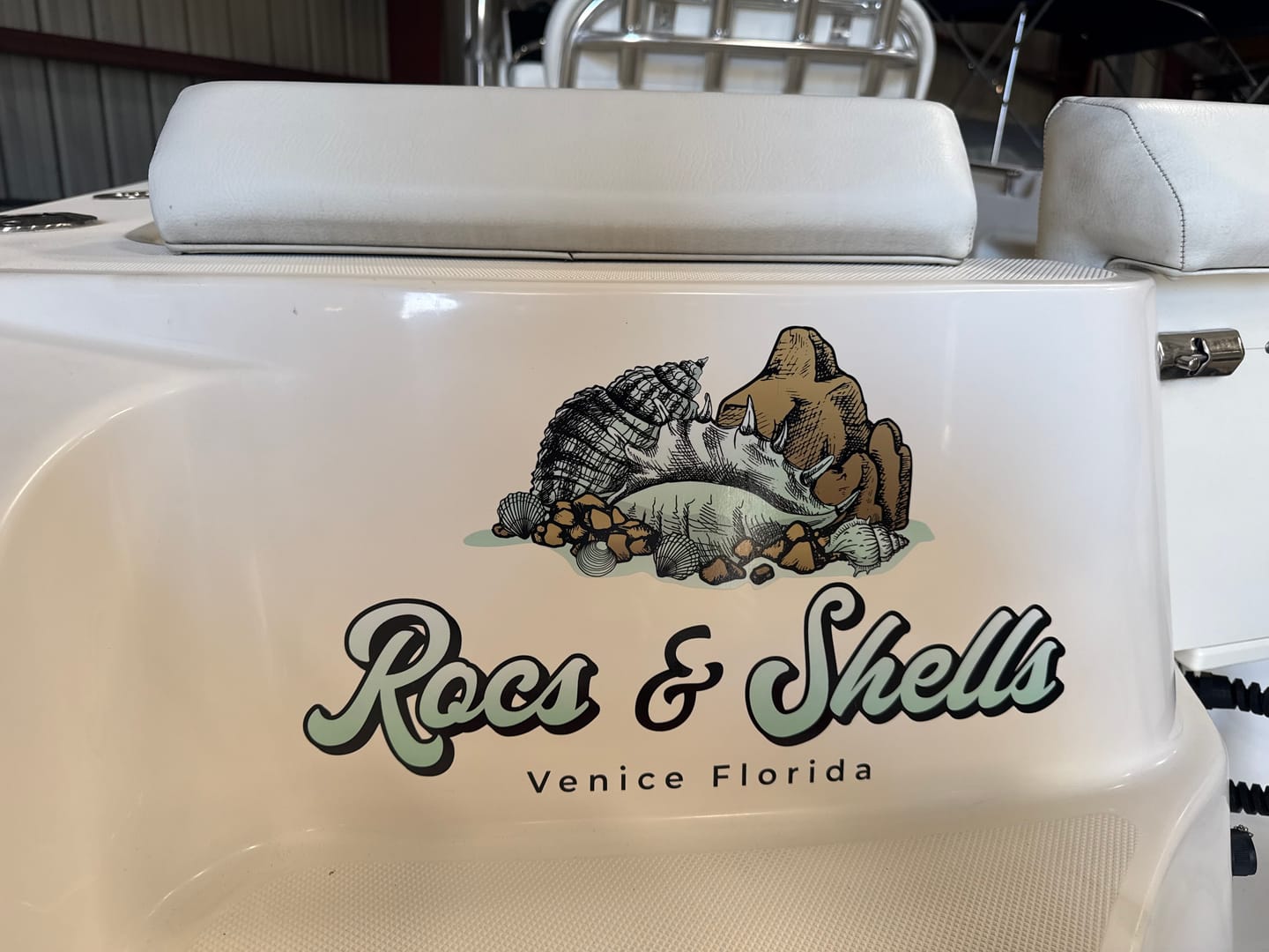 Customer photo review of Custom Digital Boat Name Logo Design