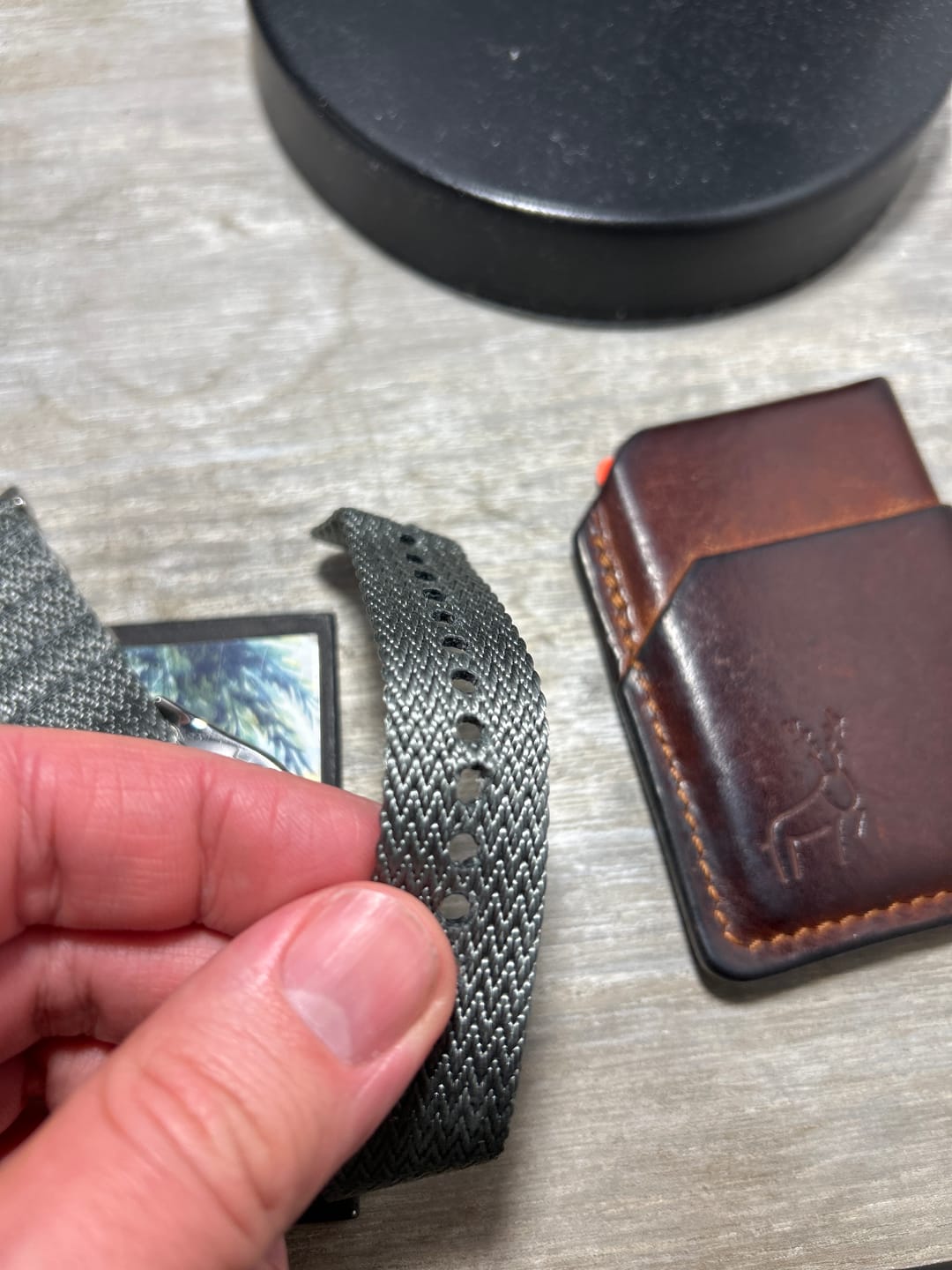 Customer photo review of Mako- Luxury Military Style Watch Strap
