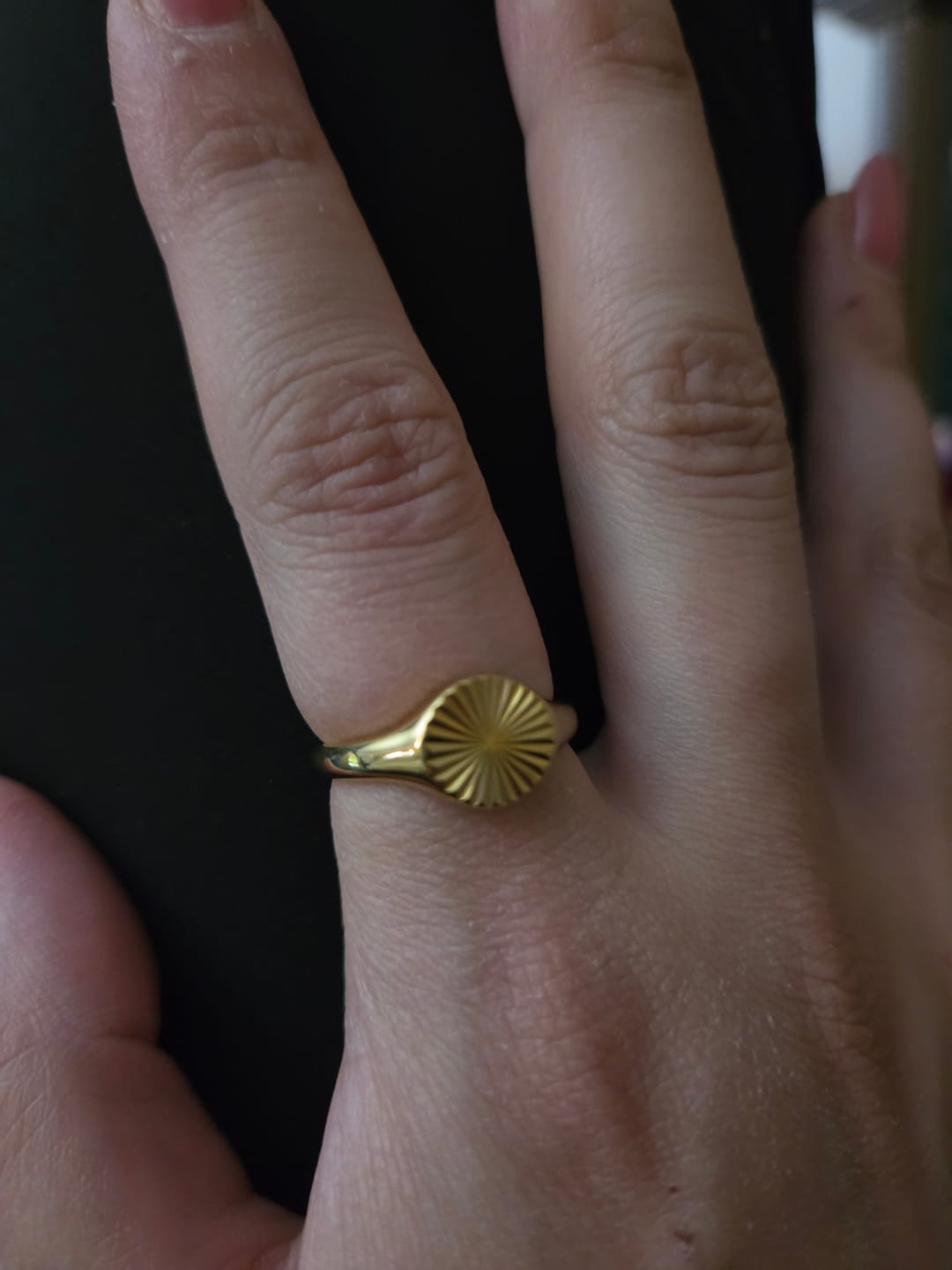 Customer photo review of Ellie® Sunburst Rising Ring