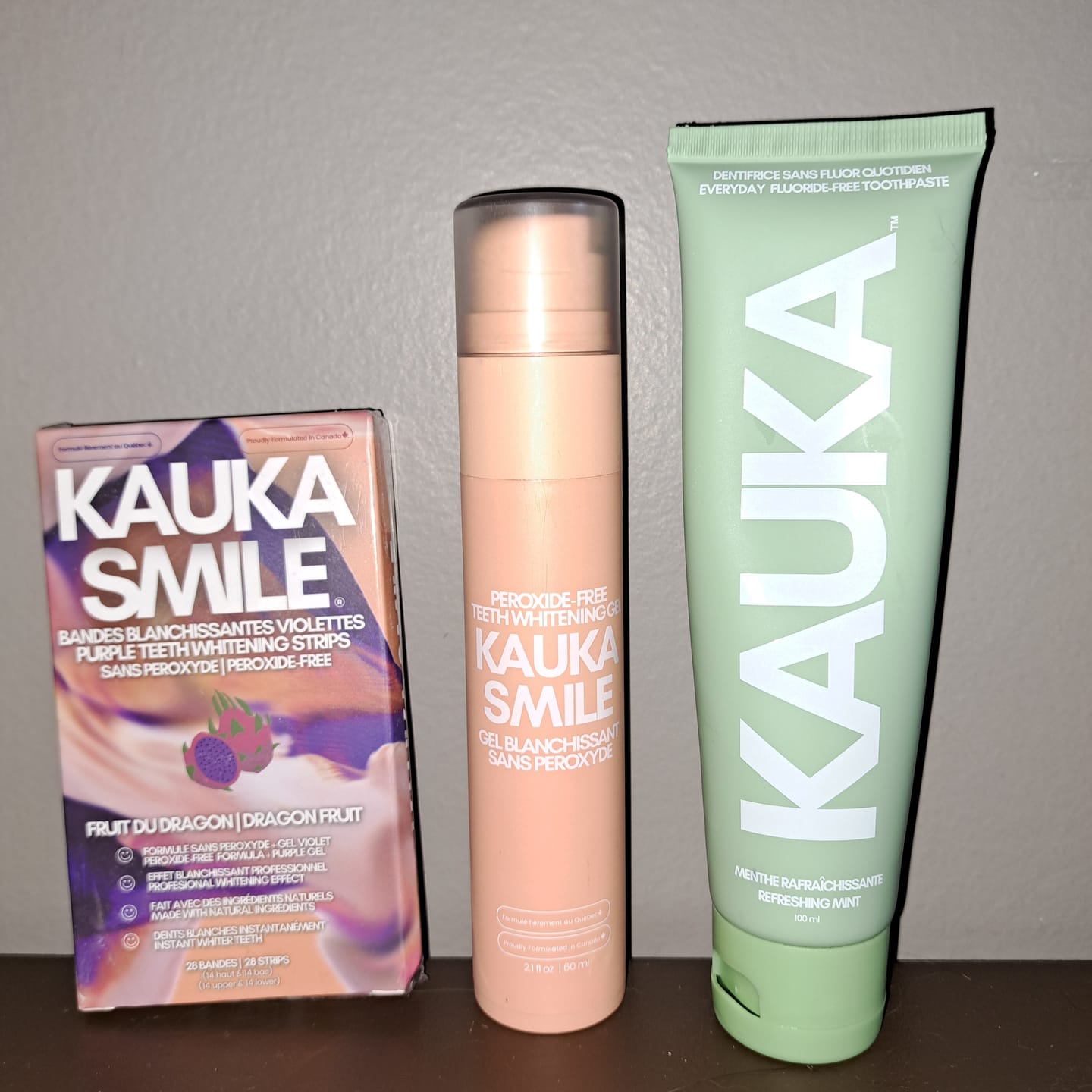 Customer photo review of Triple Pack : Dentifrice Sans Fluor à la Menthe Rafraîchissante