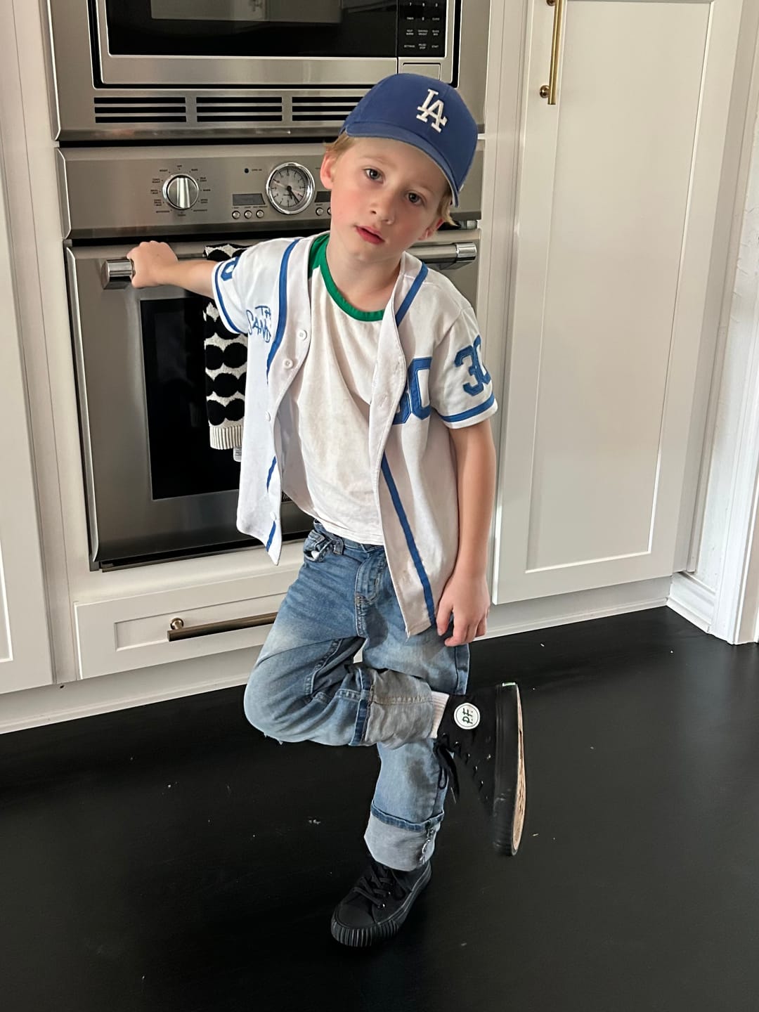 Customer photo review of 1993 Center Kids High-Top Black