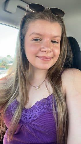 Customer photo review of Scarlett Floral Necklace (Almost Sold Out of First 500! Preorder Opens Once Sold Out)