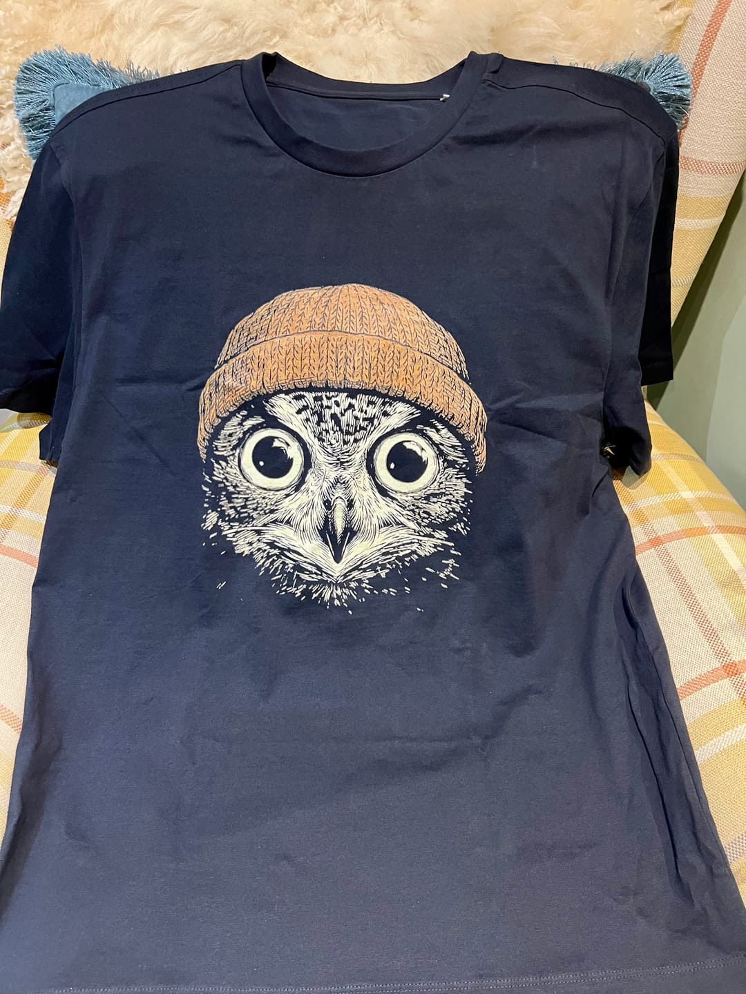 Customer photo review of Space Owl 5 T Shirt