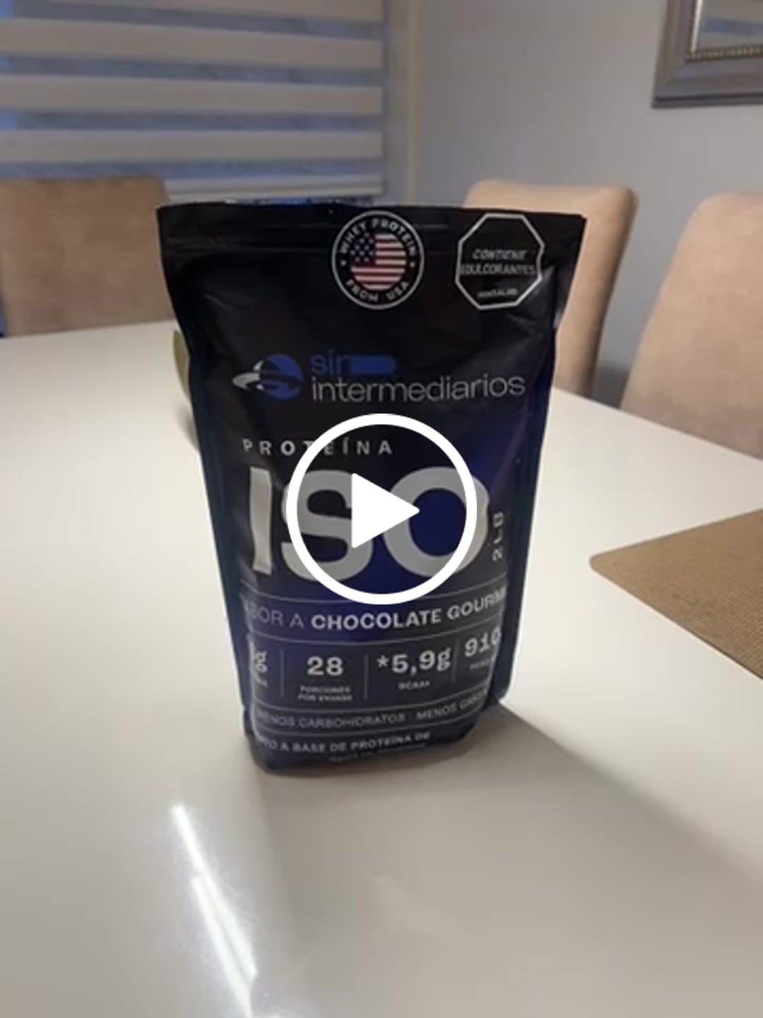 Customer video review of Proteína Aislada ISO - Chocolate