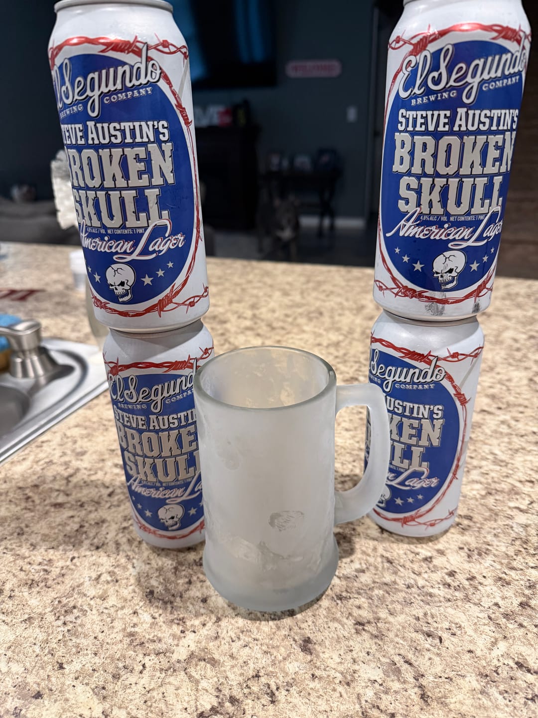 Customer photo review of El Segundo Steve Austin's Broken Skull American Lager (12PK Special)