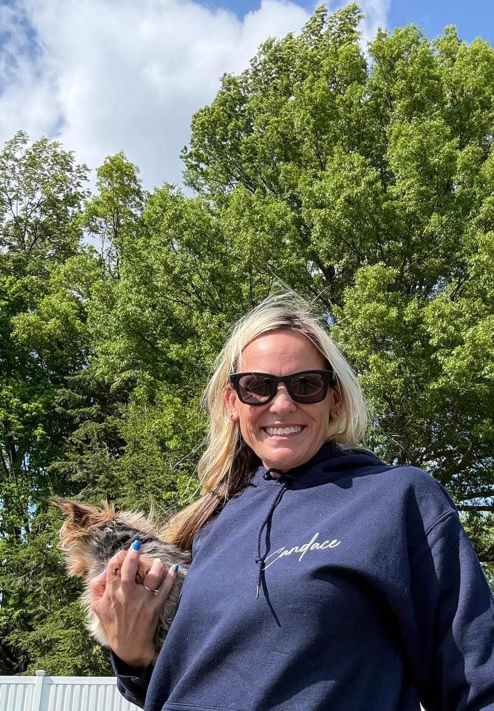Customer photo review of Stand With Candace Global Hoodie