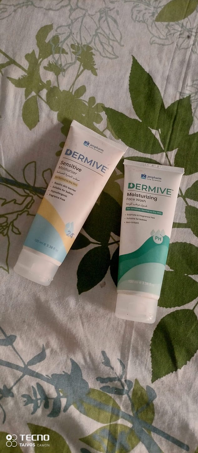 Customer photo review of Dermive Sensitive Moisturizer