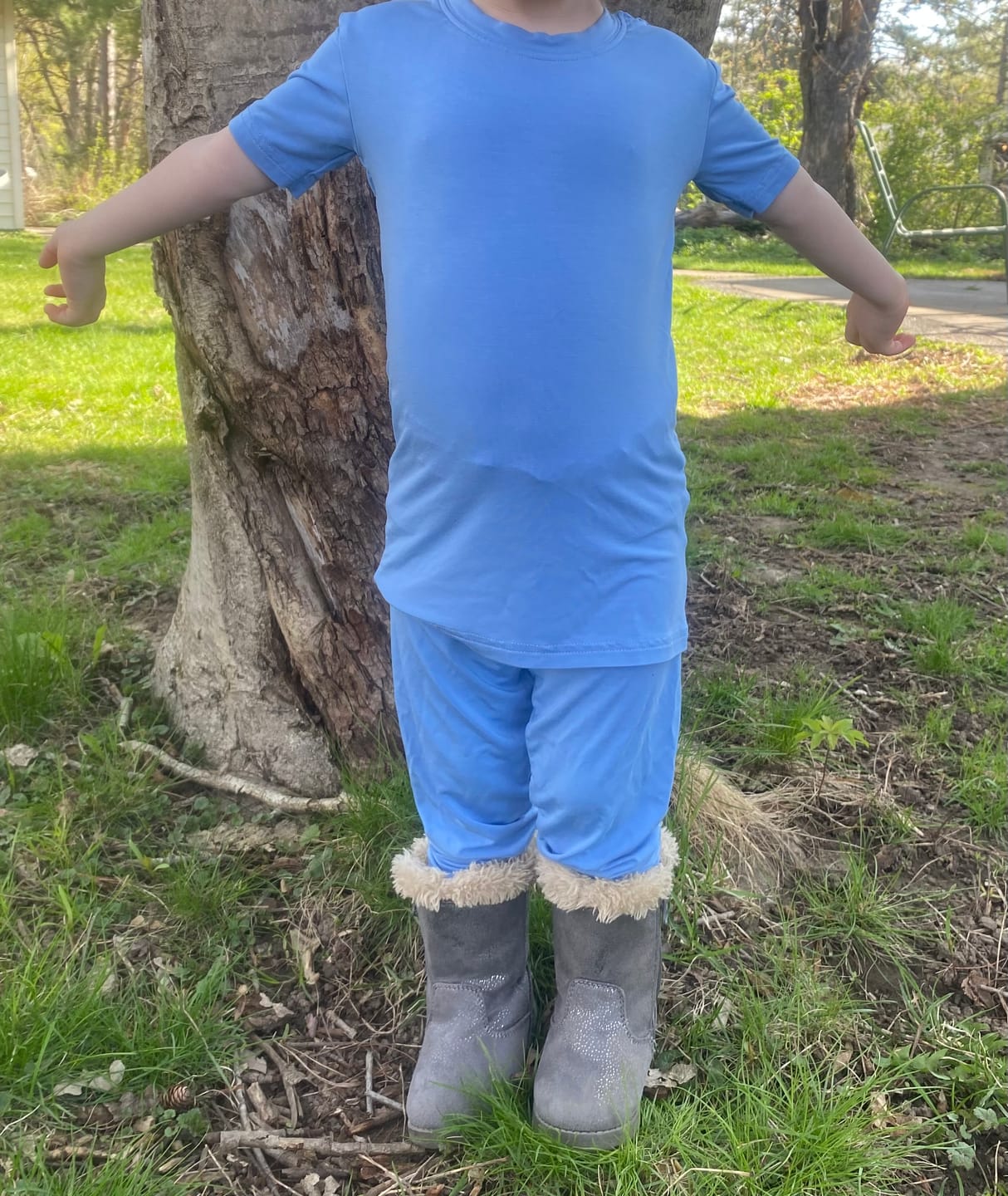 Customer photo review of Summer Blue Two-Piece