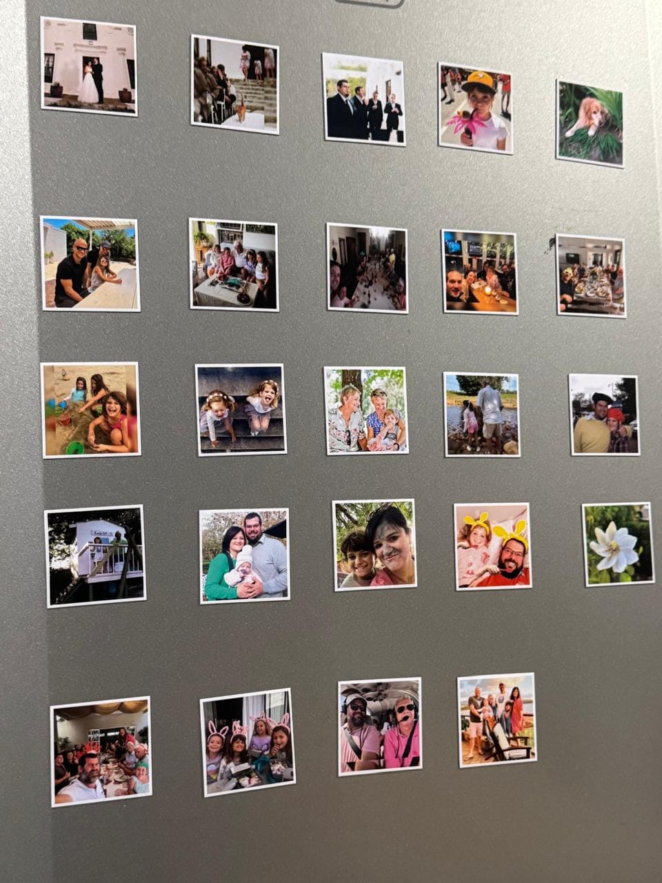 Customer photo review of Square Fridge Magnet - Set of 9, 12, 16 or 24