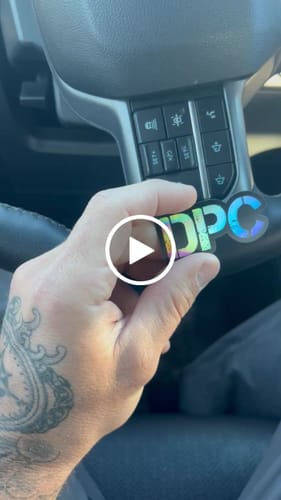 Customer video review of 100 2.5" Custom Holographic Stickers