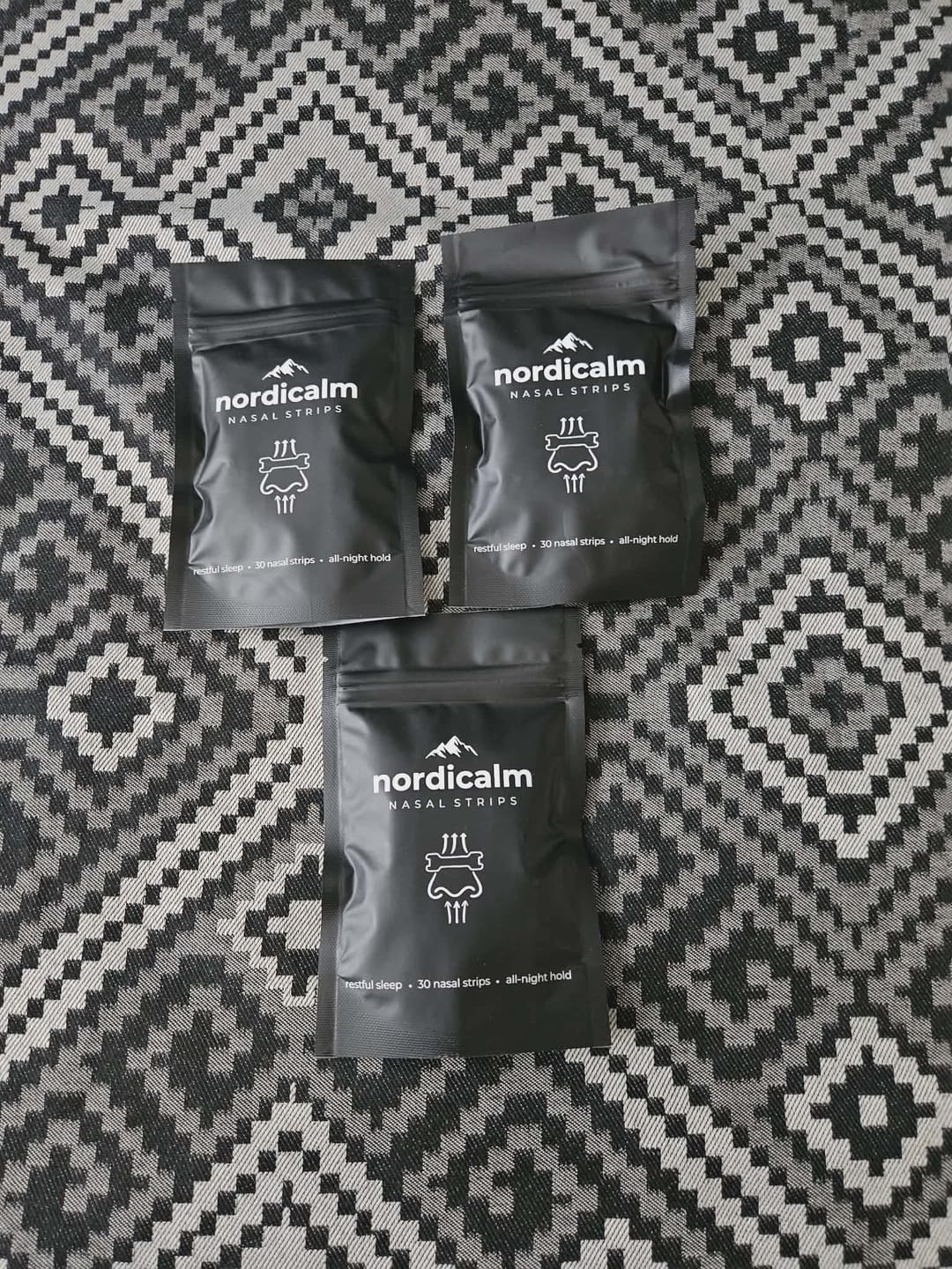 Customer photo review of nordicalm™ Nasal Strips for Sleep