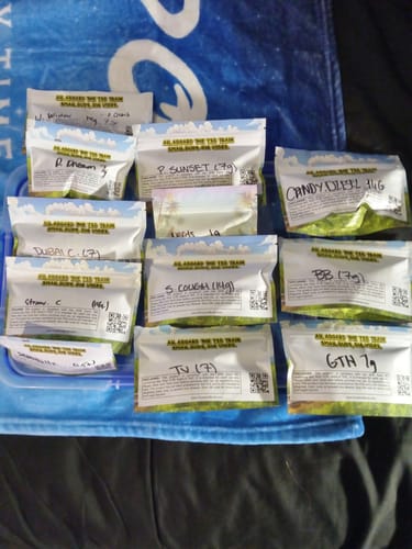 Customer photo review of Ghost Train Haze THCA Flower