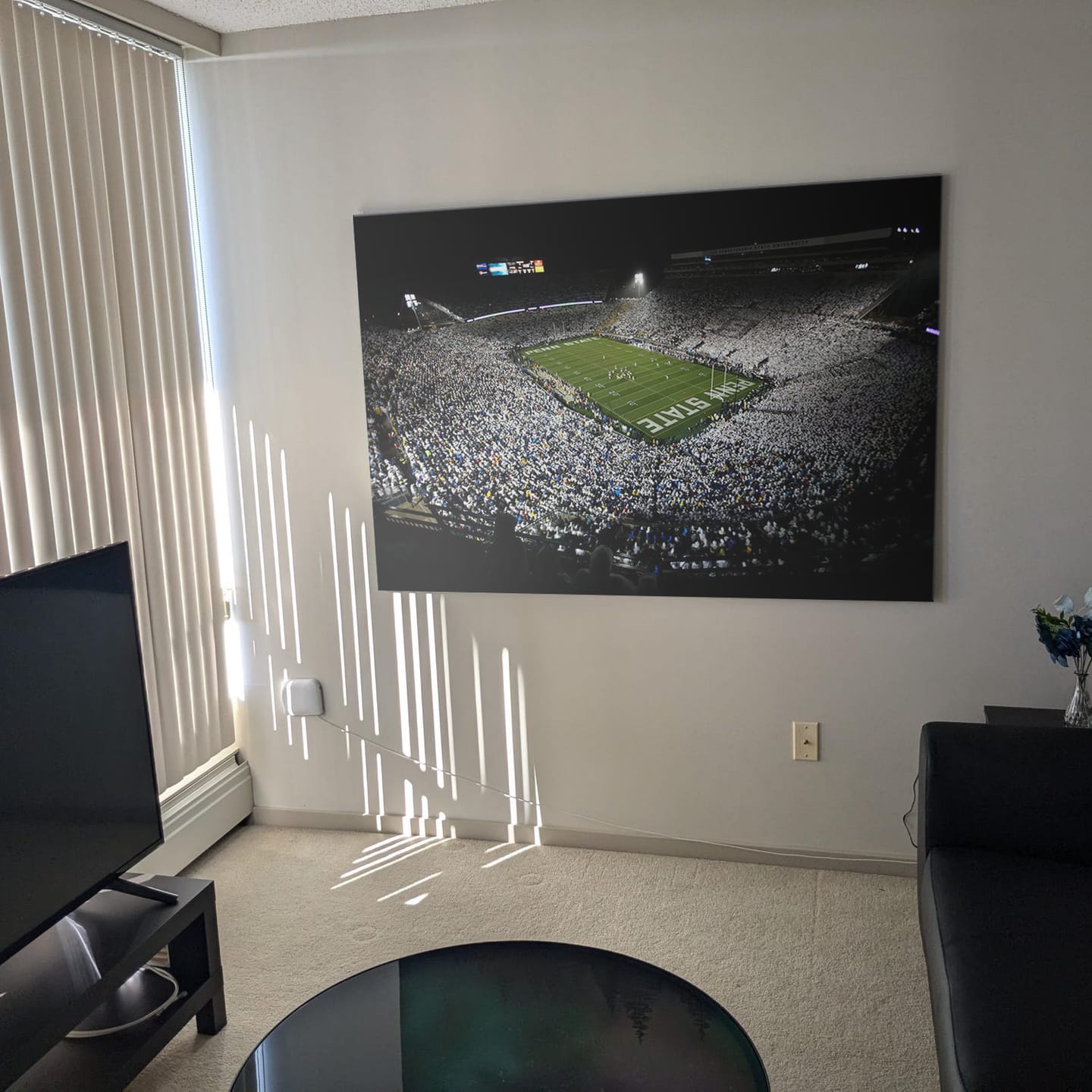 Customer photo review of Penn State Beaver Stadium, Stadium Canvas, Sport Art, Gift for him, Man Cave Decor, Art Print, Canvas Print Wall Art