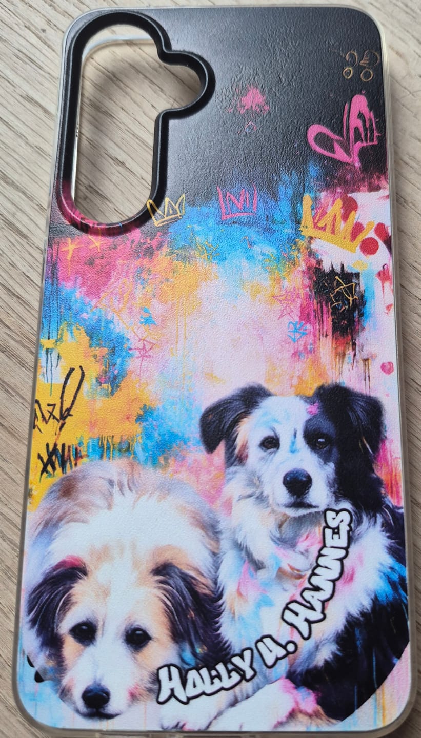Customer photo review of Personalisierte Handyhülle - Graffiti