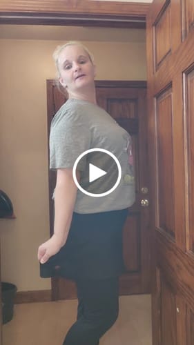 Customer video review of Summit Skirted Leggings w/Pockets