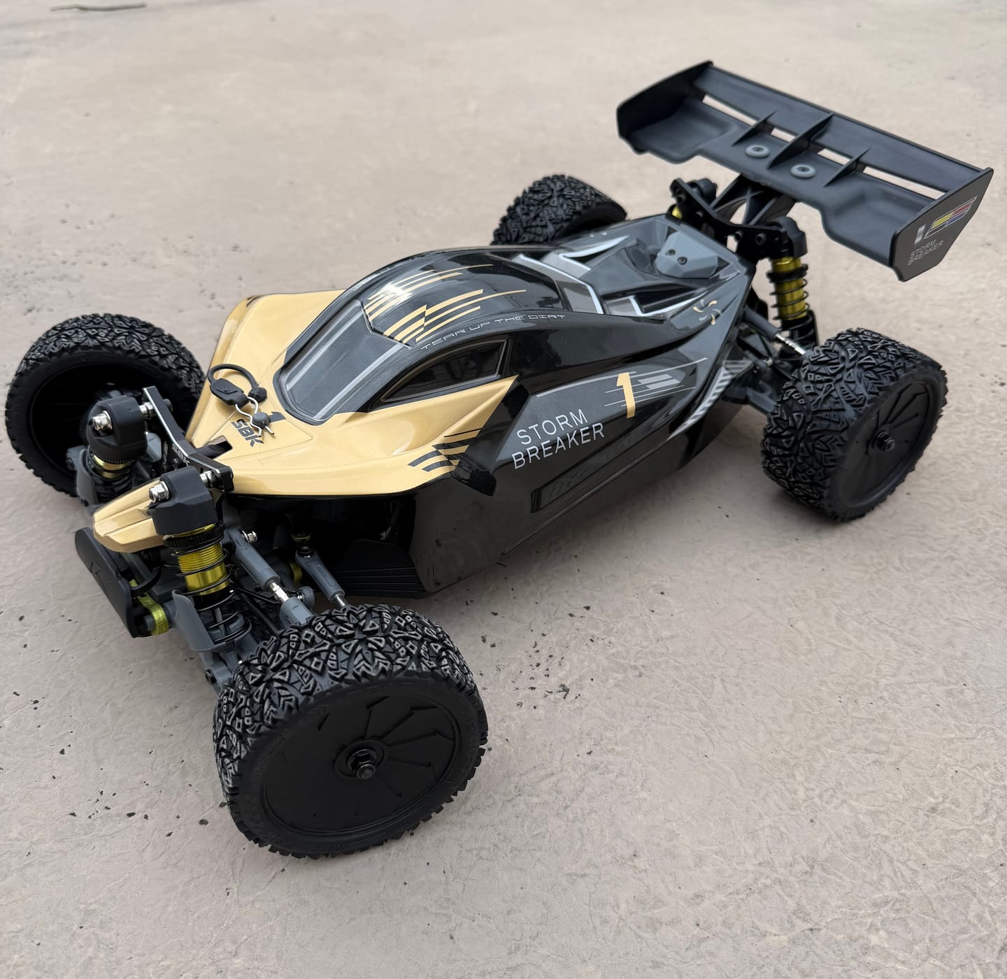 Customer photo review of Rlaarlo Storm Breaker 1/10 Carbon Fiber Brushless RTR 4WD Buggy | SBK10