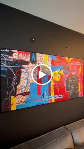 Customer video review of Abstract Graffiti Art #GA010