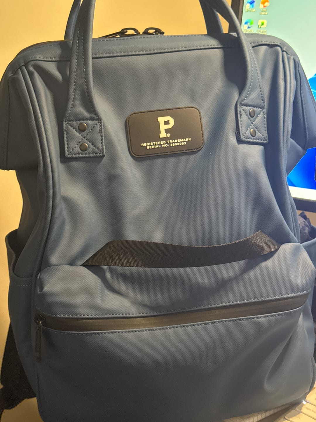 Customer photo review of Personalized Cascade Backpack - Standard