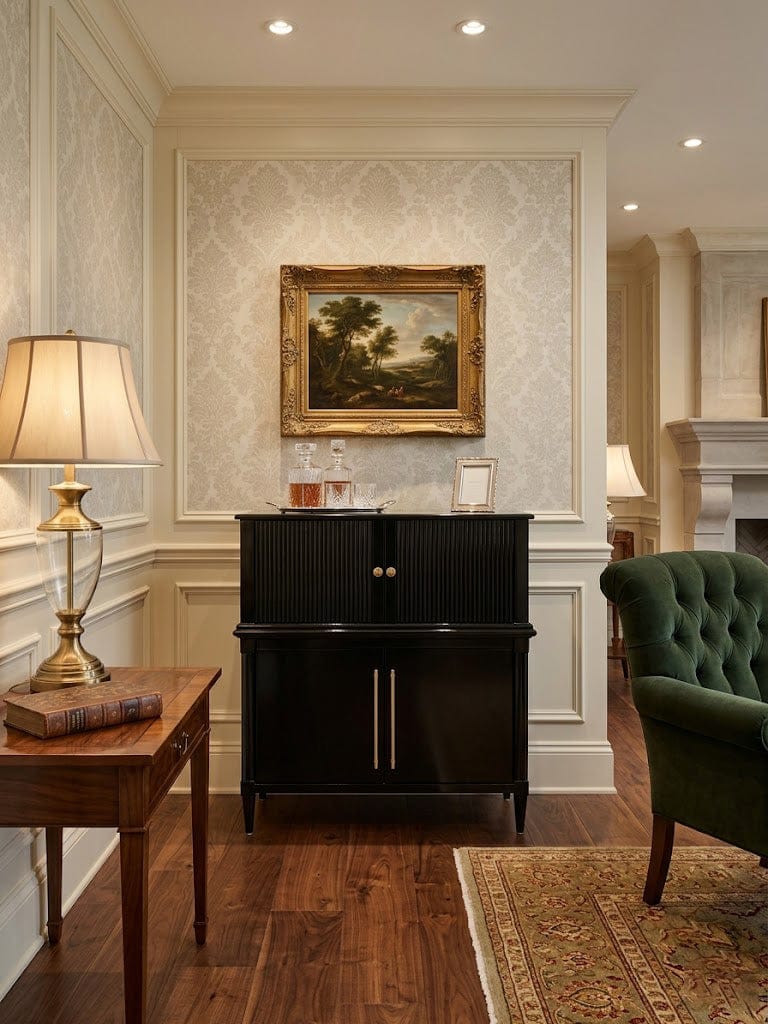 Customer photo review of Heritage Bar Cabinet