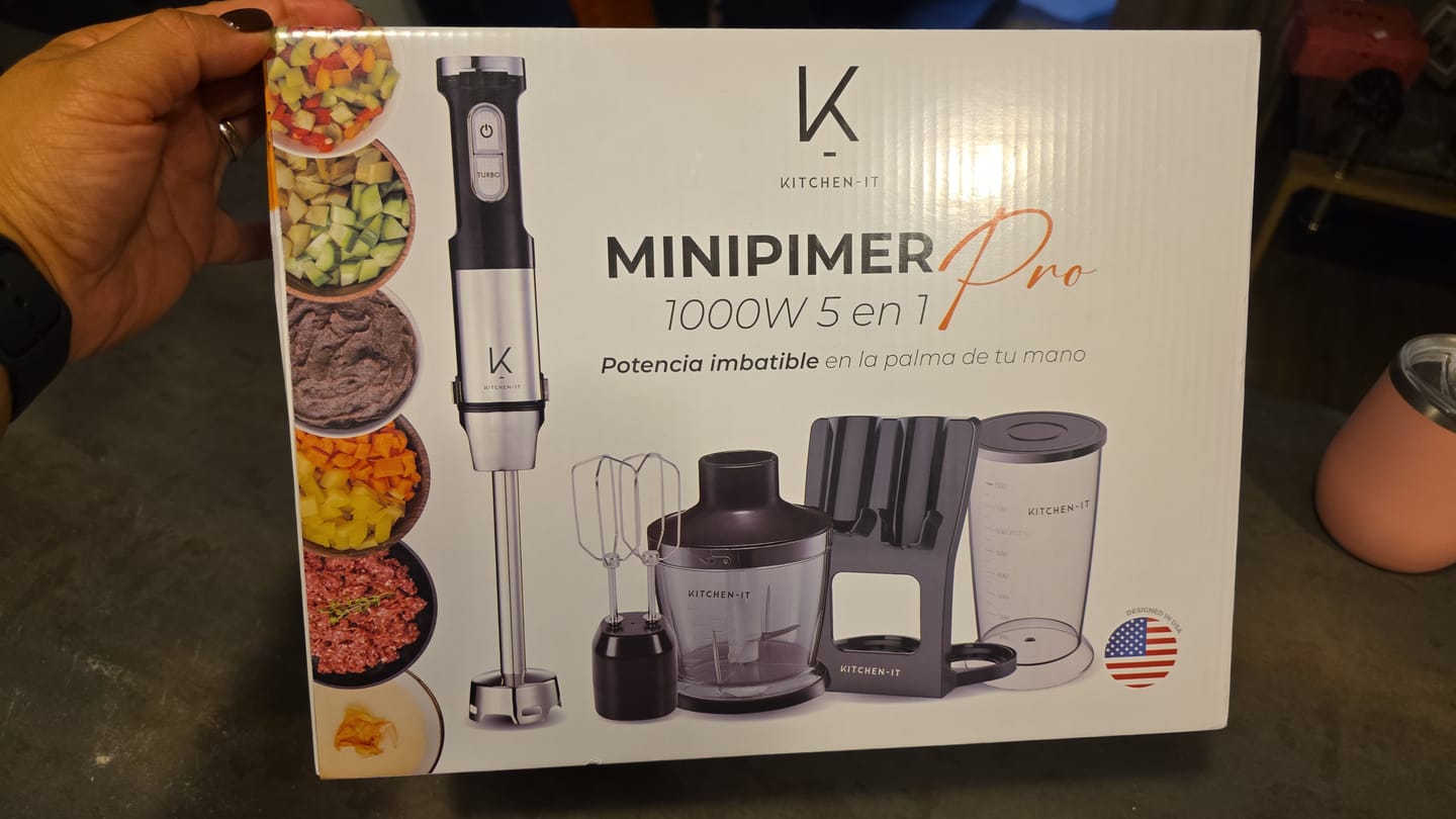 Customer photo review of Minipimer Pro 1000W 5 en 1