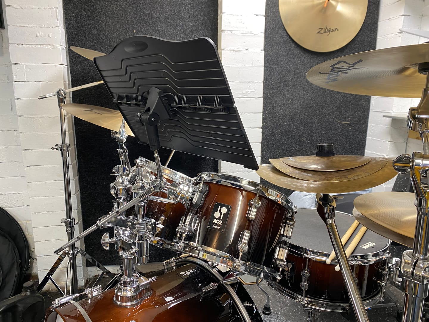 Customer photo review of Donner Drum Music Stand